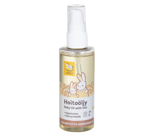 AINU kūdikių aliejus su avižomis 100ml