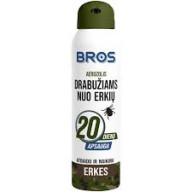 BROS aerozolis drabužiams nuo erkių  90 ml
