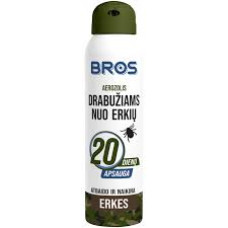 BROS aerozolis drabužiams nuo erkių  90 ml
