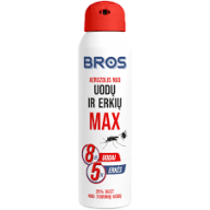 BROS aerozolis nuo uodų ir erkių MAX 90 ml