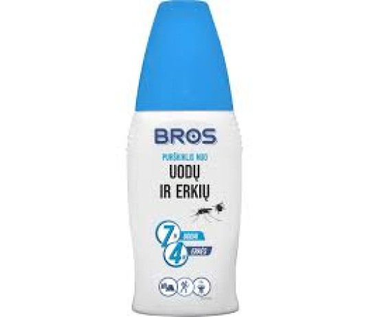 BROS purškiklis nuo uodų ir erkių 100 ml