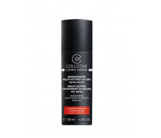 Collistar Man MULTI-ACTIVE DEODORANT 24 HOURS purškiamasis dezodorantas 125 ml.