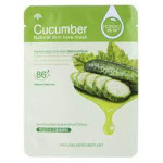 Cucumber drėkinamoji lakštinė kaukė su agurkų ekstraktu 30ml.