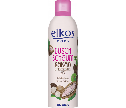 Elkos Body Dusch Schaum kakao Kūno prausiklis 200ml.