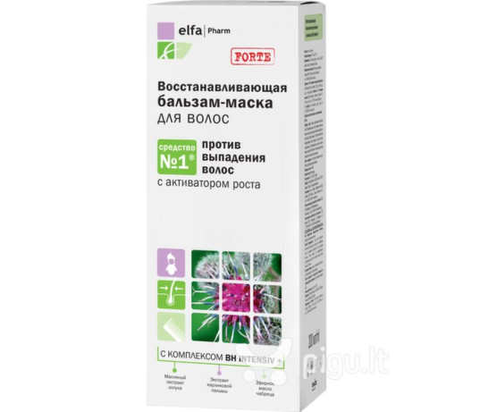 Elfa Pharm atkuriamoji varnalėšų balzamas-kaukė 200ml.