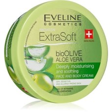 EVELINE extra soft giliai drėkinantis ir raminantis veido ir kūno kremas 175 ml