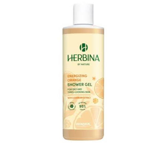 HERBINA energizuojantis apelsinų dušo želė 250 ml
