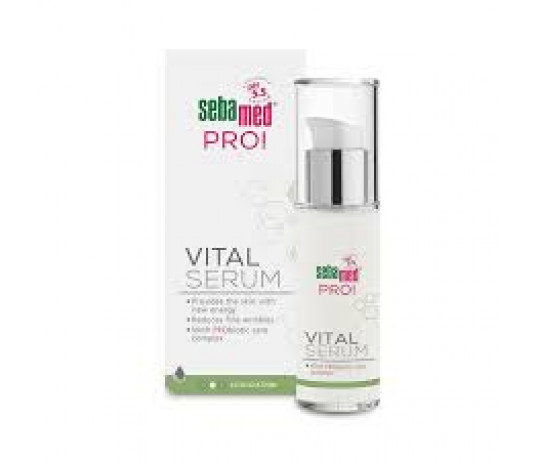 Sebamed Pro tonizuojamasis serumas su probiotikais "vital" 30 ml.