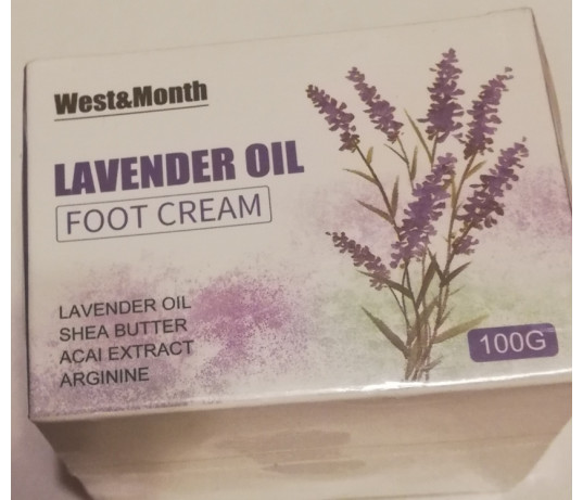 Lavender oil foot cream 100g.