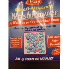Fay,WashPower koncentruota dėmių šalinimo priemonė 80g.