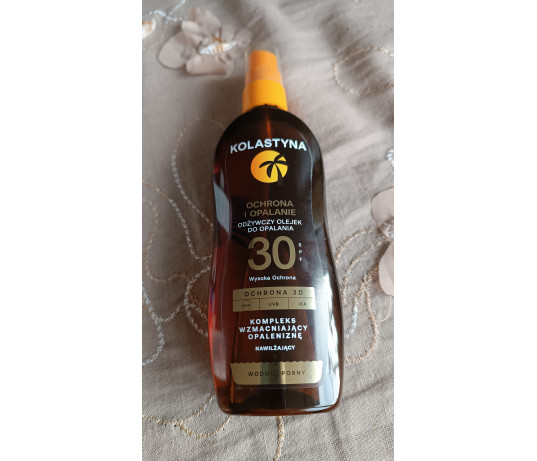 KOLASTYNA purškiamas įdegio aliejus, SPF 30 150ml.