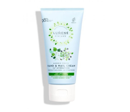 Lumene Nordic  Fresh rankų ir nagų kremas 75 ml.