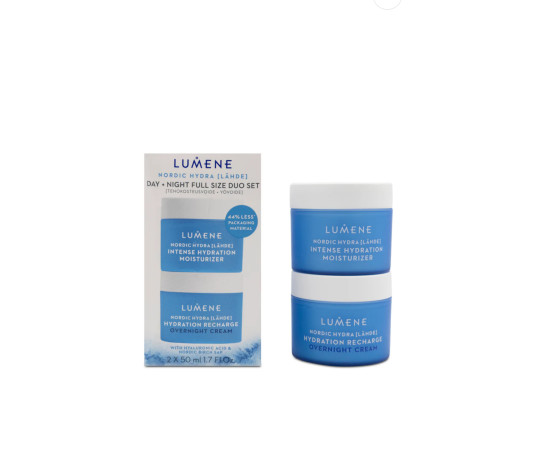 LUMENE NORDIC HYDRA Drėkinamasis kremas 50ml+ Naktinis kremas 50ml