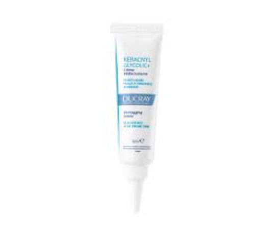 DUCRAY KERACNYL GLYCOLIC + į inkštIrus ir aknę linkusios odos kremas, 30ml