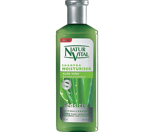 NATUR VITAL drėkinamasis šampūnas su alavijais 300ml