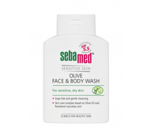 Sebamed veido ir kūno prausiklis su alyvuogėmis 200 ml
