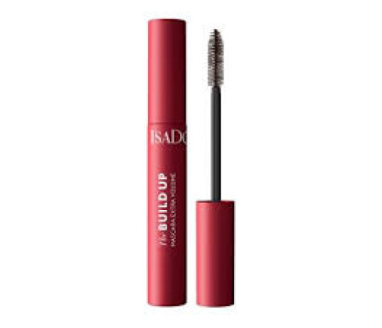 IsaDora Build Up Extra Volume blakstienų tušas, Dark Brown 10 ml.