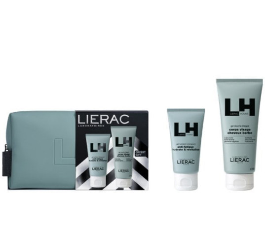 LIERAC VYRIŠKAS RINKINYS XMAS HYDRA GEL+VEIDO IR DUSO GELIS
