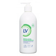 LV biologiškai skaidrus kūno prausiklis su dozatoriumi 500 ml.