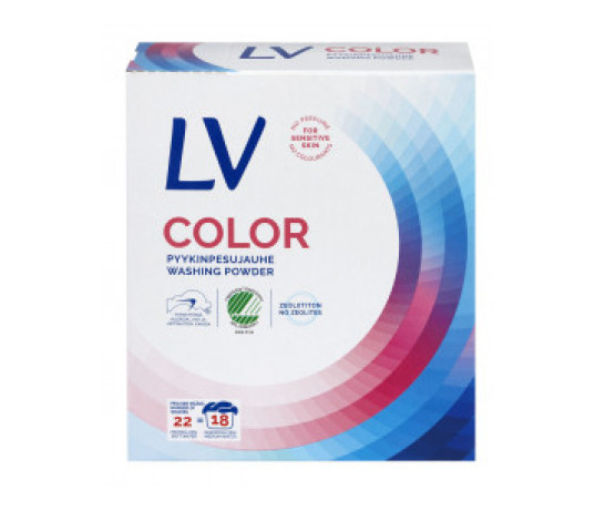 LV koncentruoti milteliai spalvotiems audiniams 750 ml.