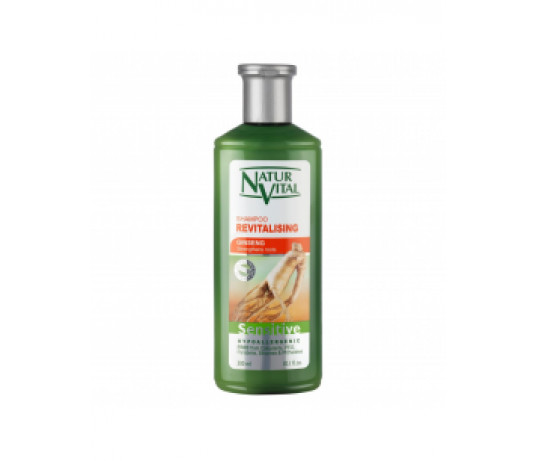 Natur Vital atkuriamasis šampūnas su ženšeniu 300 ml.