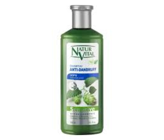 Natur Vital šampūnas nuo pleiskanų su apyniais 300 ml.