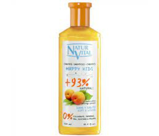 Natur Vital šampūnas vaikams su persikais 300 ml.