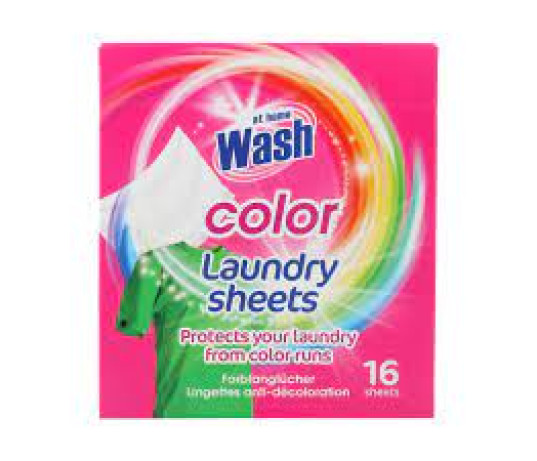 Wash color spalvotų audinių skalbiamosios servetėlės 16vnt.