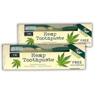 XOC HEMP Dantų pasta su dantų šepetėliu
