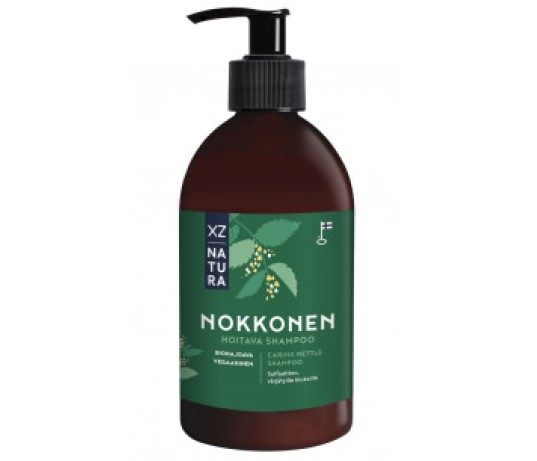 XZ Natura šampūnas su dilgėlėmis 375 ml.